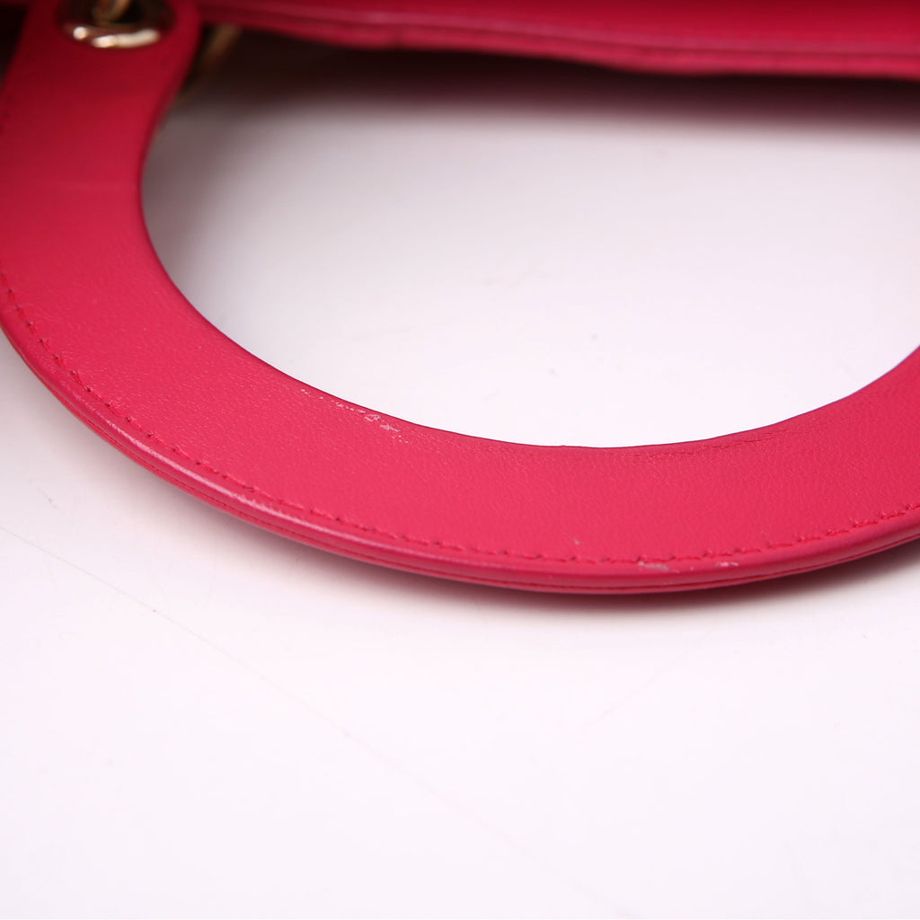 Dior Lady Dior Large Lambskin Pink