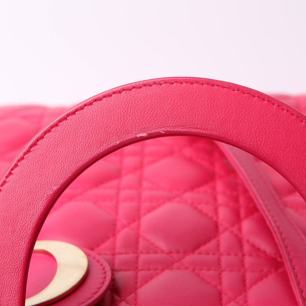 Dior Lady Dior Large Lambskin Pink
