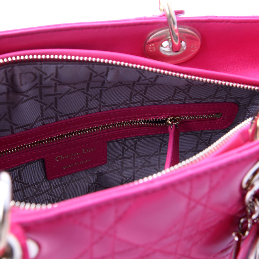 Dior Lady Dior Large Lambskin Pink