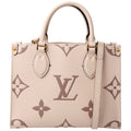ONTHEGO PM Bicolor Empreinte Cream/Taupe