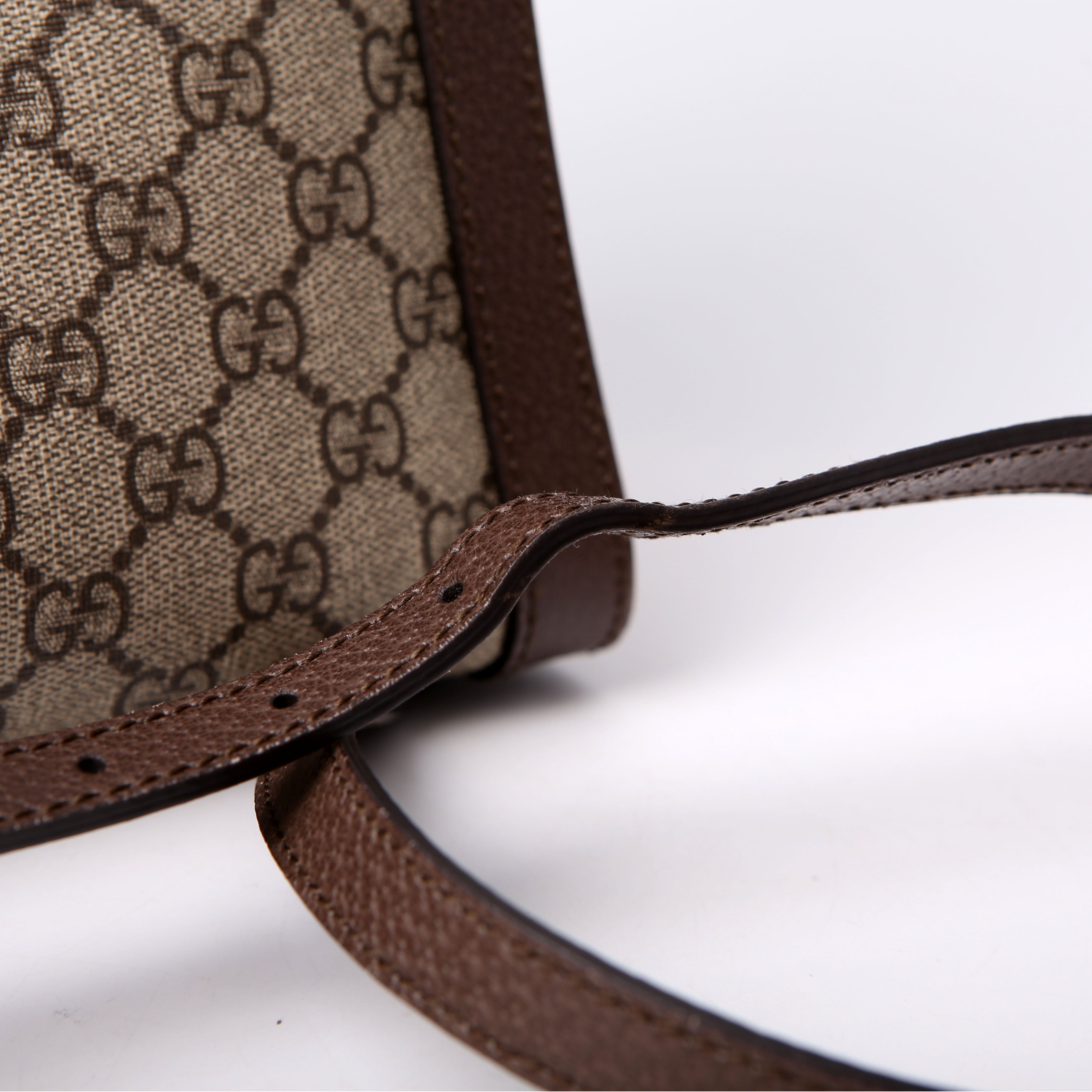 524537 Ophidia GG Medium Tote Brown