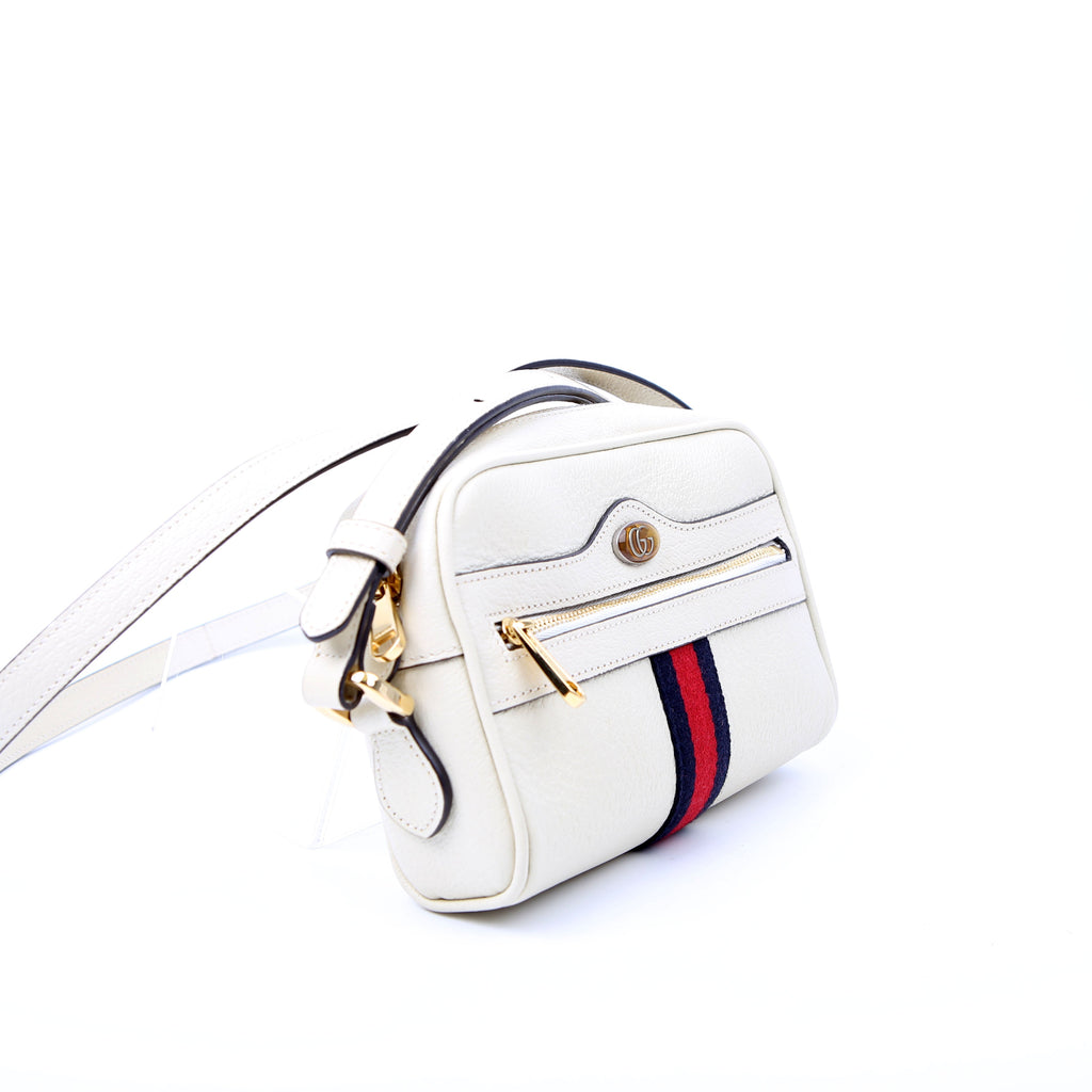 Gucci 719885 GG Supreme Mini Ophidia White