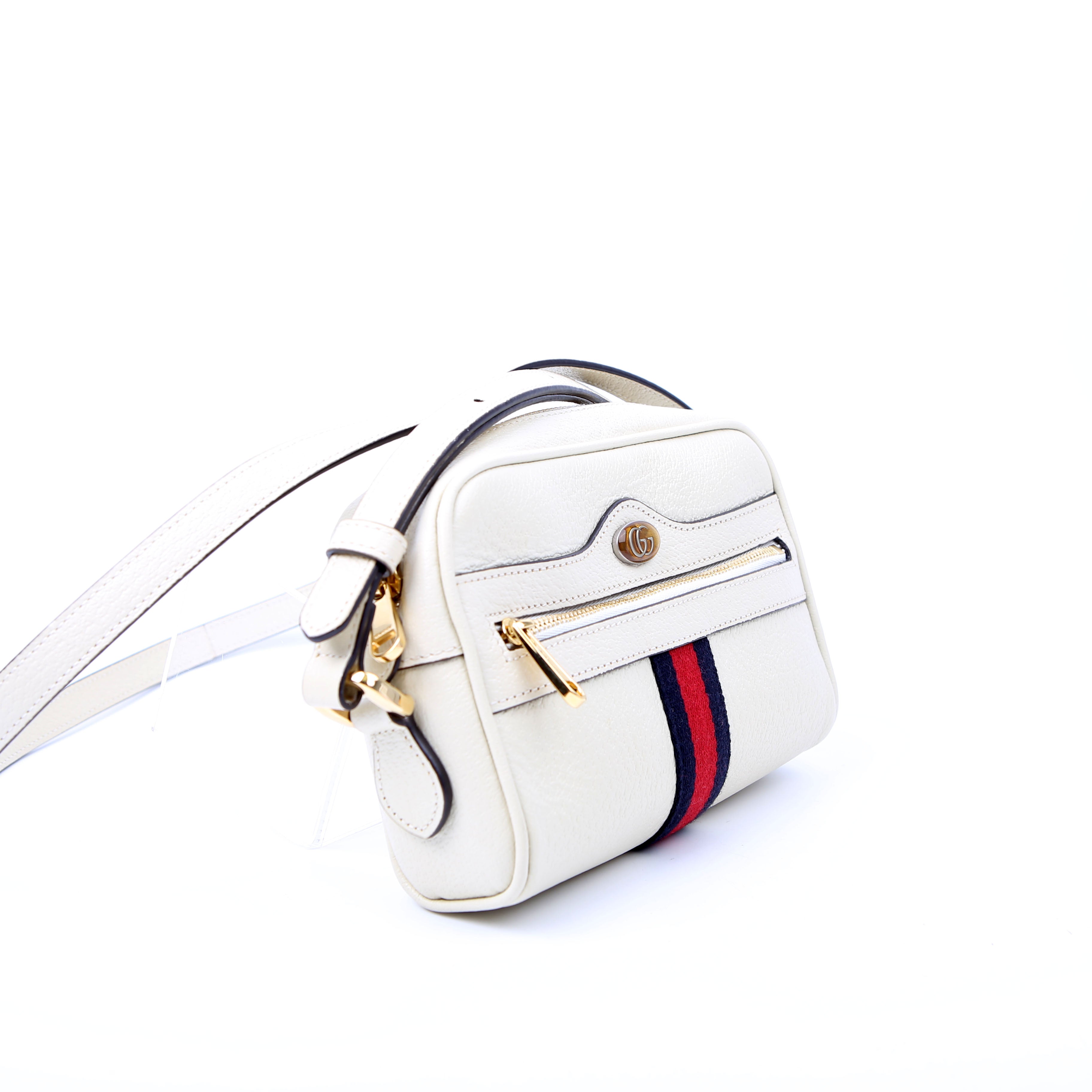 Gucci 719885 GG Supreme Mini Ophidia White