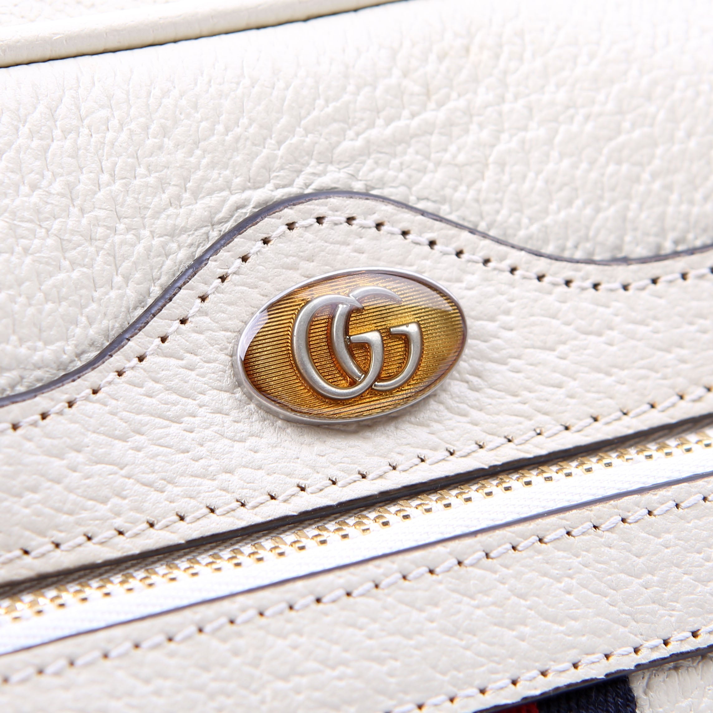 Gucci 719885 GG Supreme Mini Ophidia White