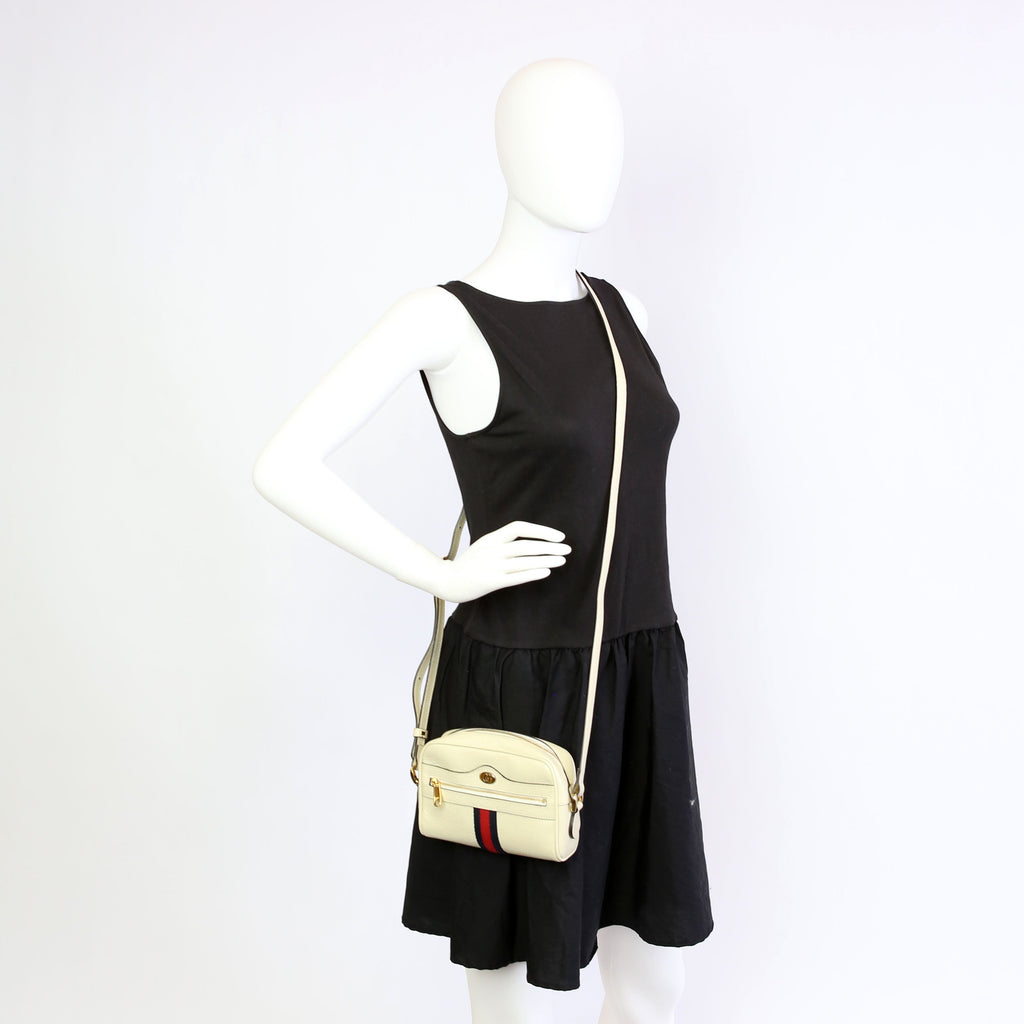 Gucci 719885 GG Supreme Mini Ophidia White