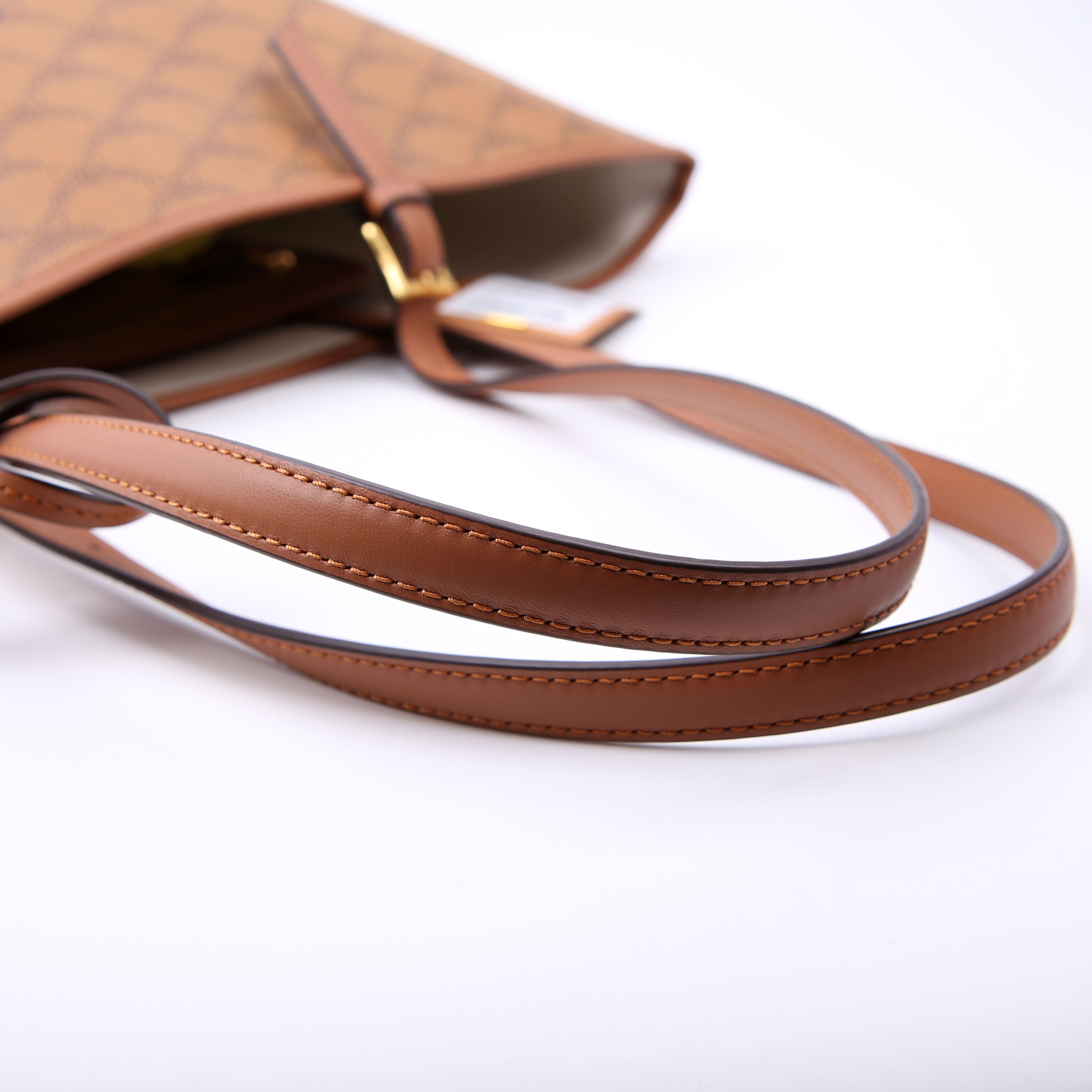 Lauretos Himmel Shopper Tote Medium Brown