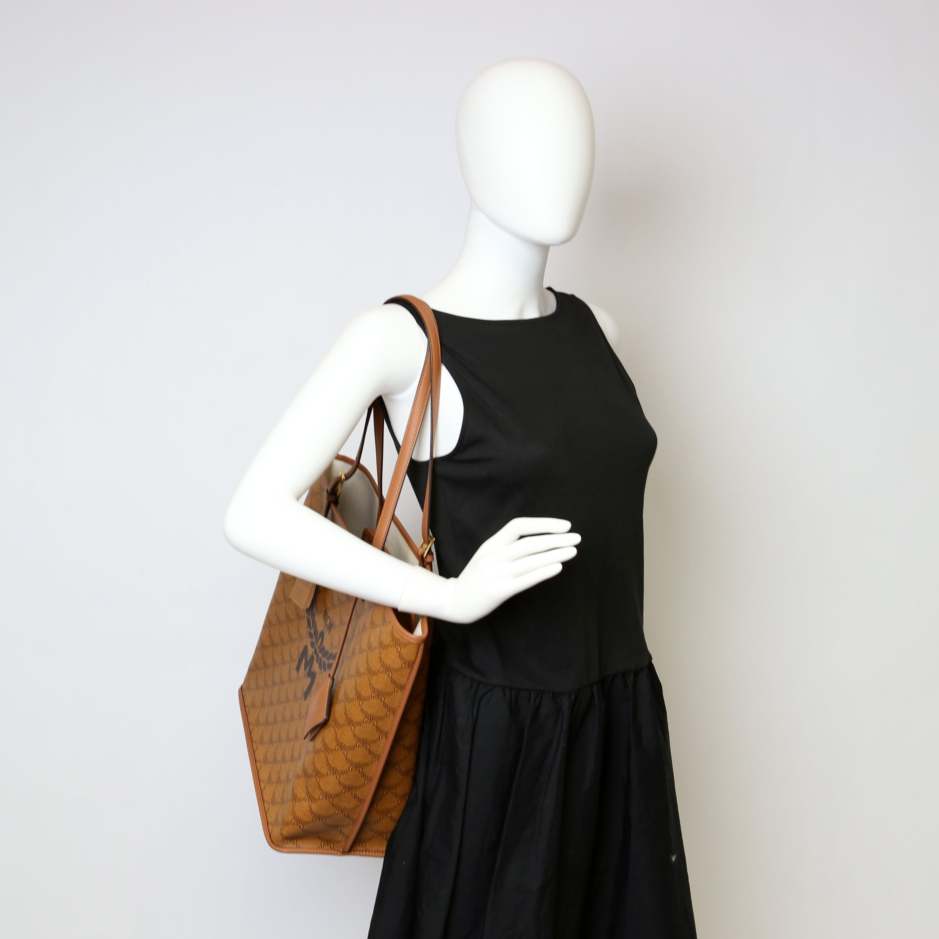 Lauretos Himmel Shopper Tote Medium Brown