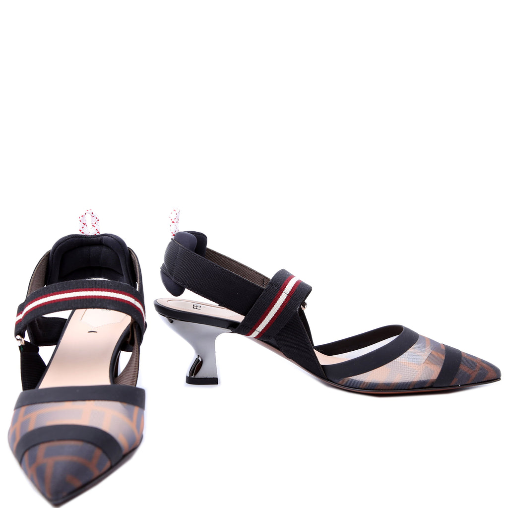 Colibri FF Mesh Slingback Size 37 Black/Brown