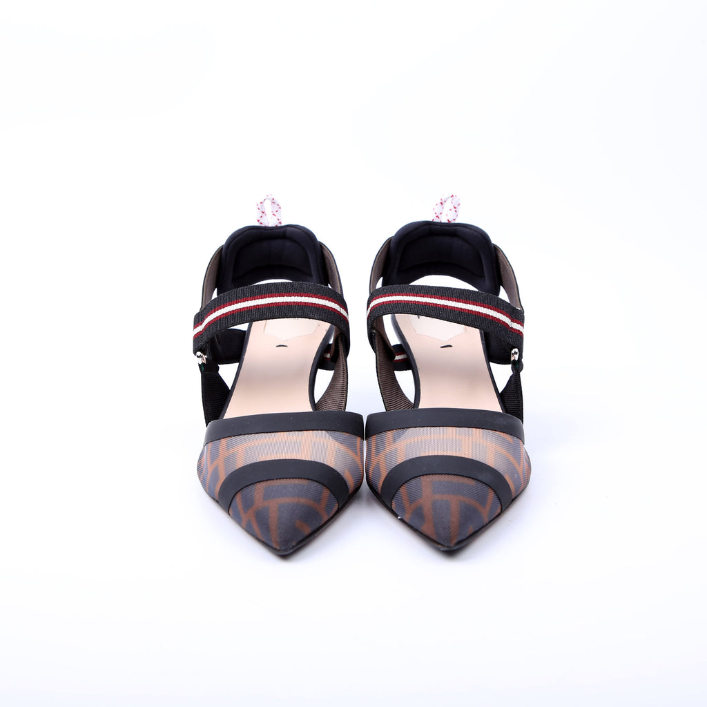 Colibri FF Mesh Slingback Size 37 Black/Brown