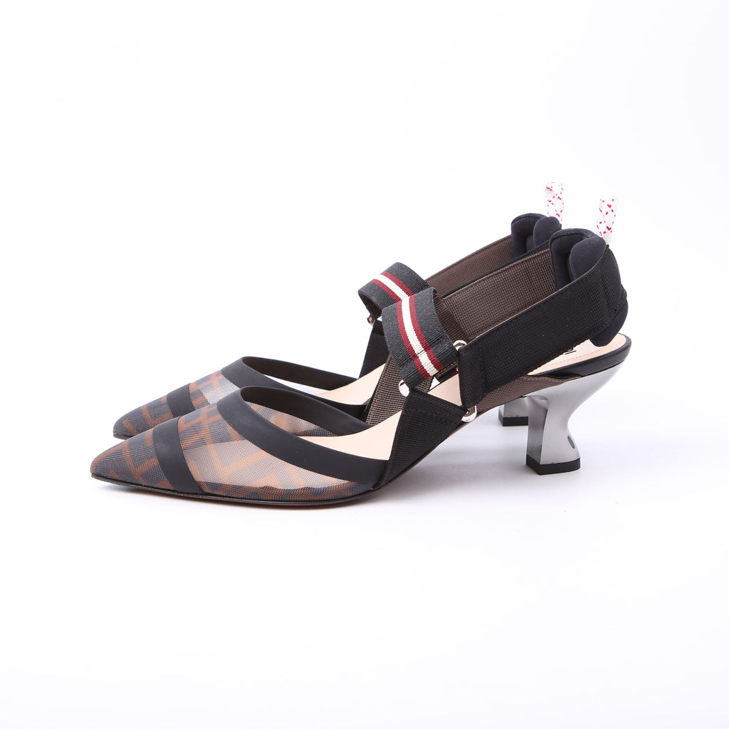 Colibri FF Mesh Slingback Size 37 Black/Brown