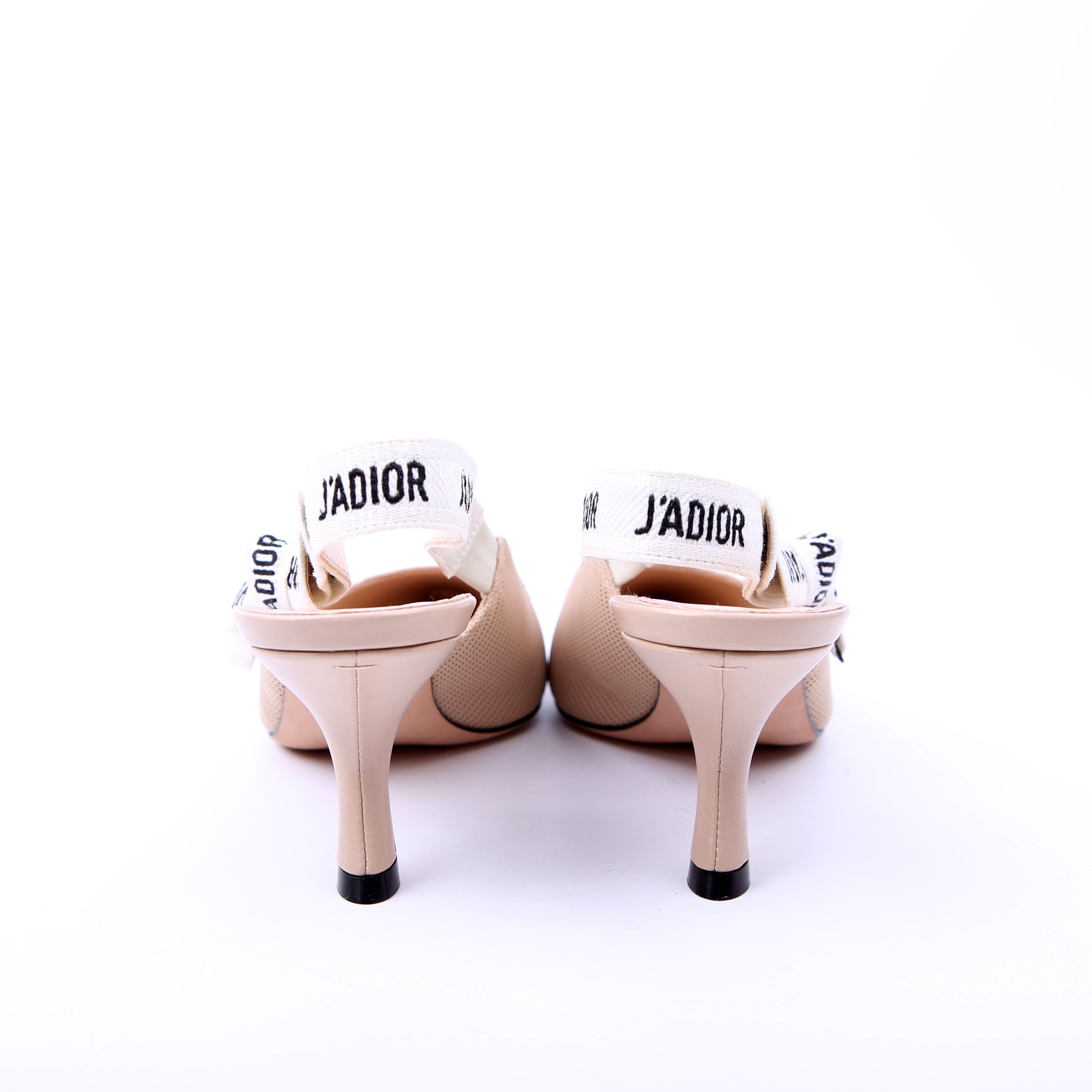 J'adior Slingback Pumps Size 38 Tan