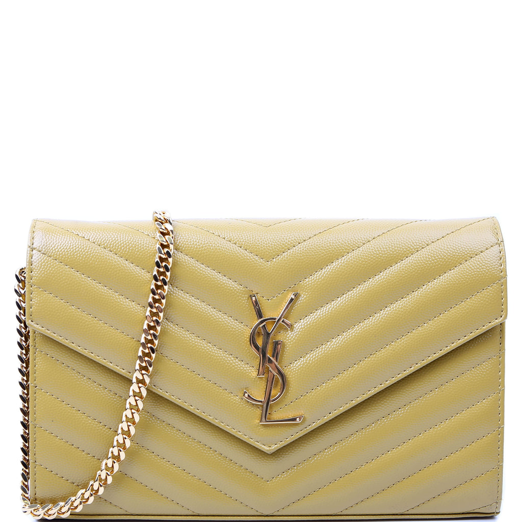 Grain De Chain Wallet 377828 Yellow
