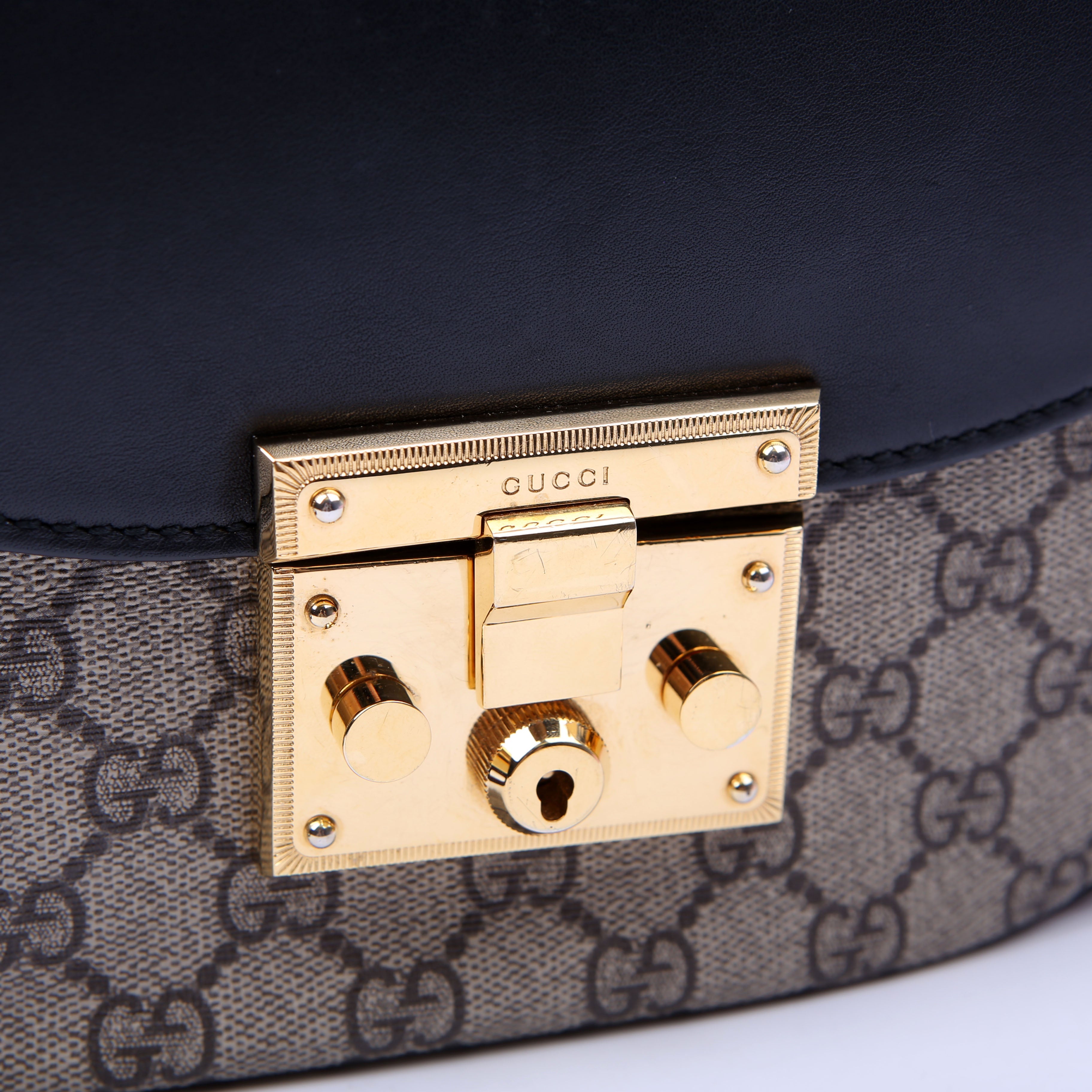 Gucci 453189 Padlock Supreme Medium Messenger