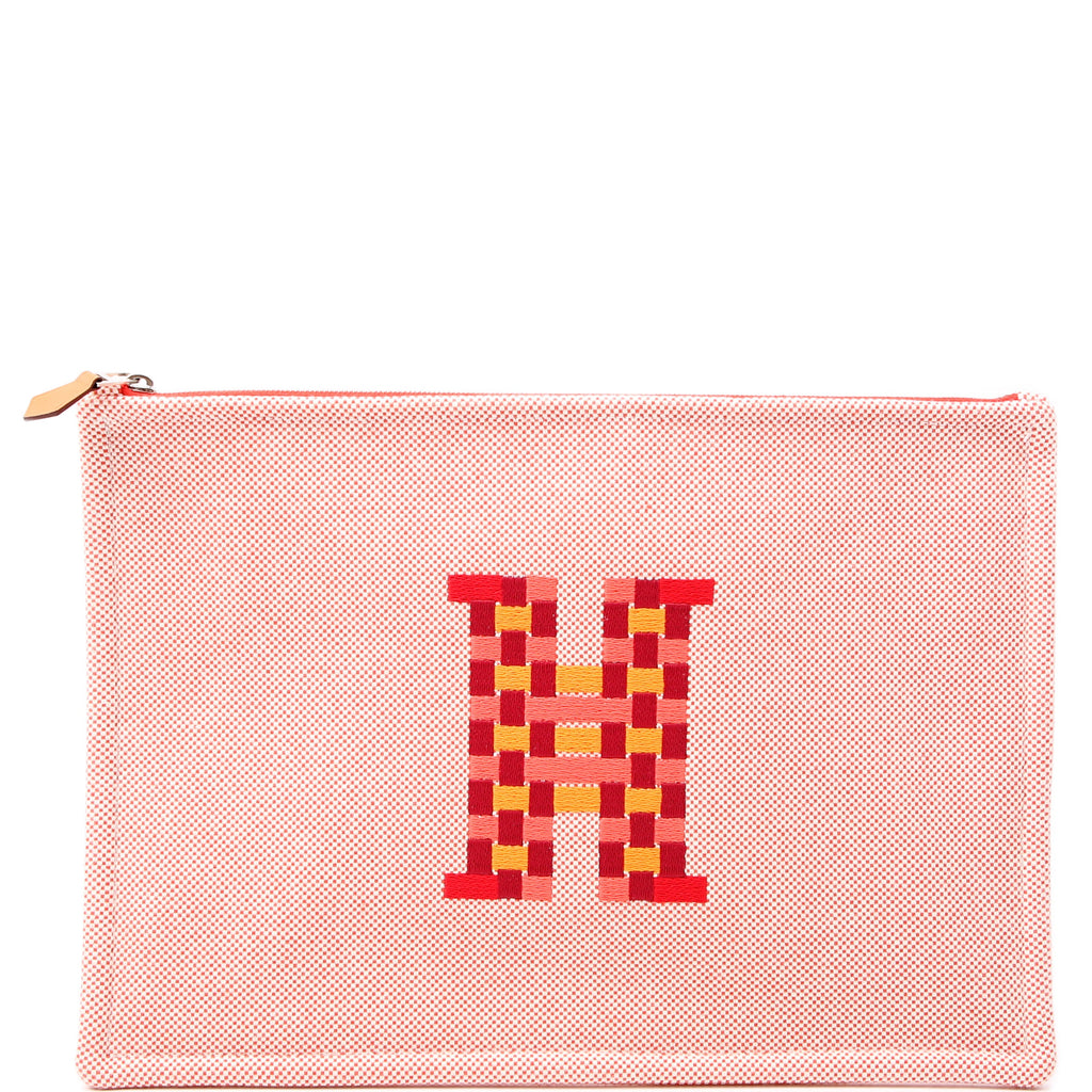 H Tissage Pouch Orange