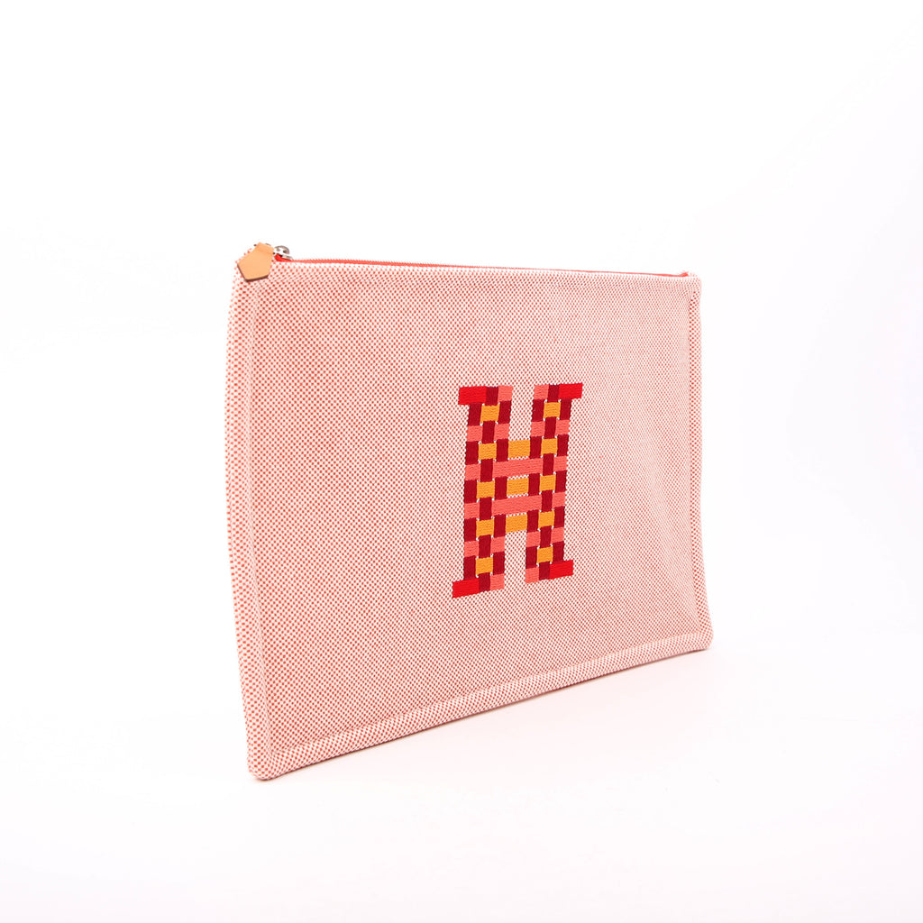 H Tissage Pouch Orange