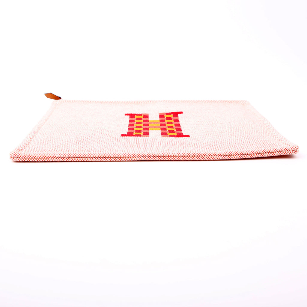 H Tissage Pouch Orange