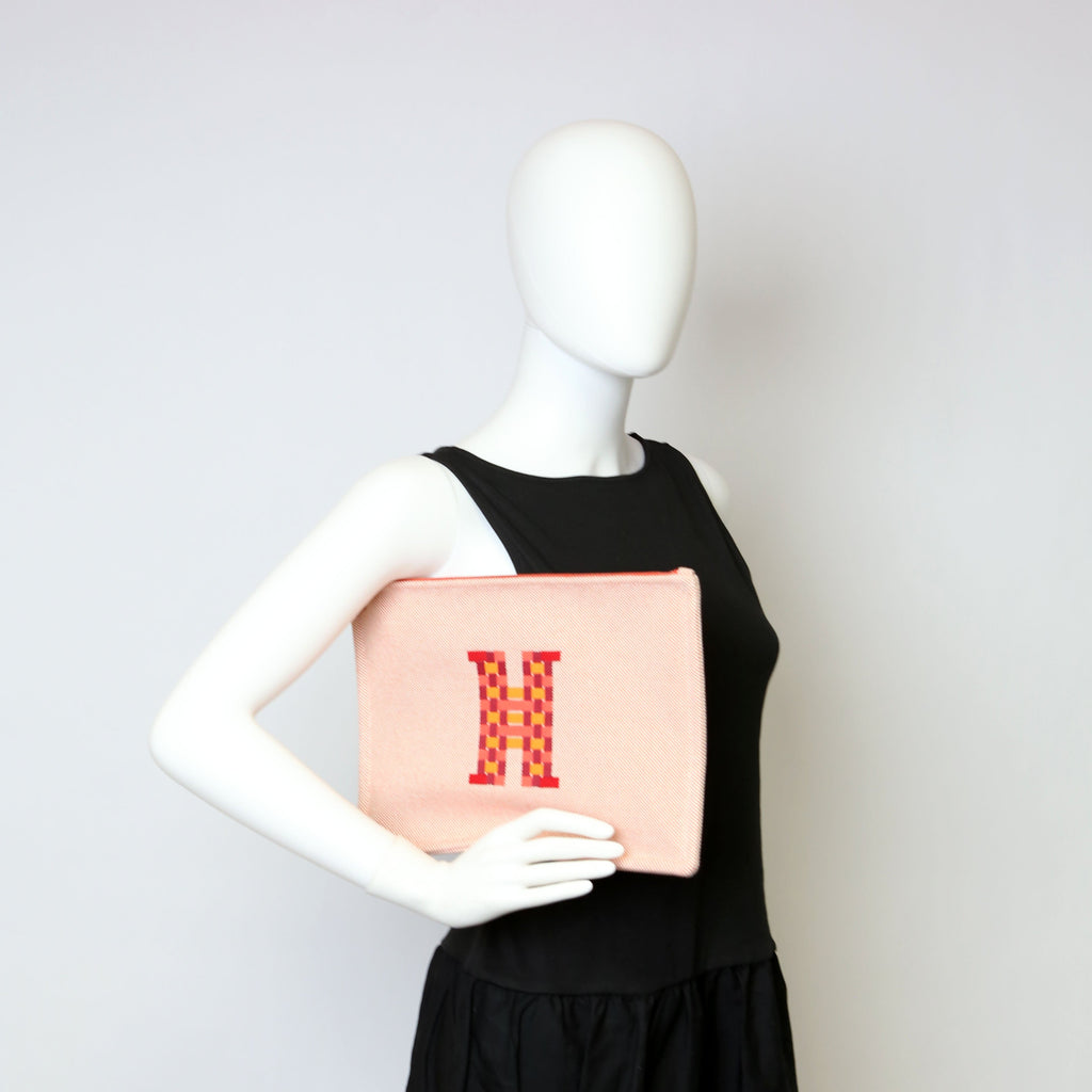 H Tissage Pouch Orange