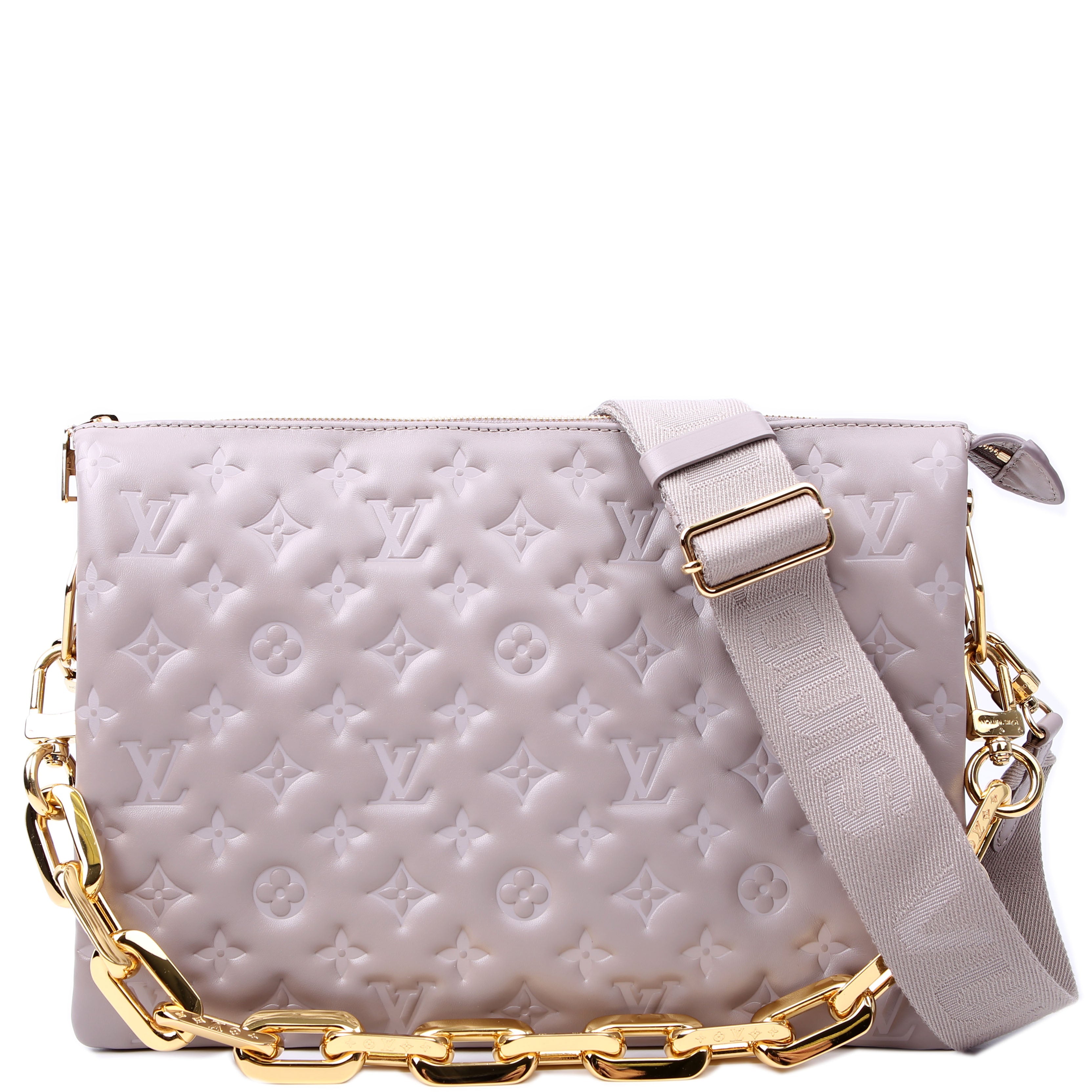 Coussin MM NV Lambskin Taupe