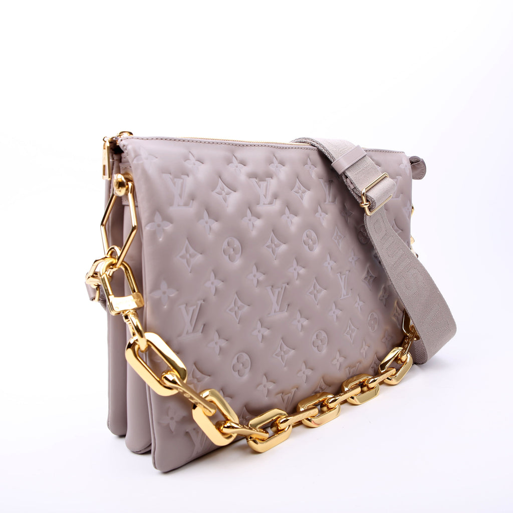 Coussin MM NV Lambskin Taupe