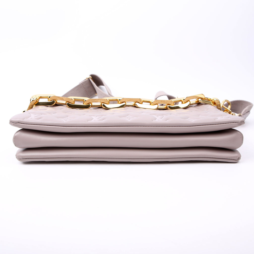 Coussin MM NV Lambskin Taupe