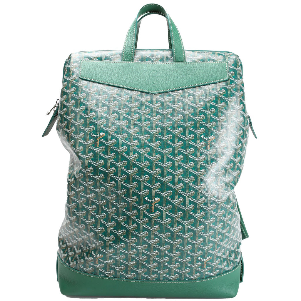 Cisalpin Goyardine Backpack Green