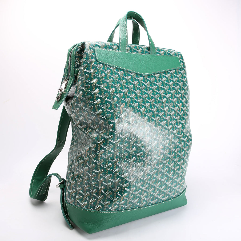 Cisalpin Goyardine Backpack Green