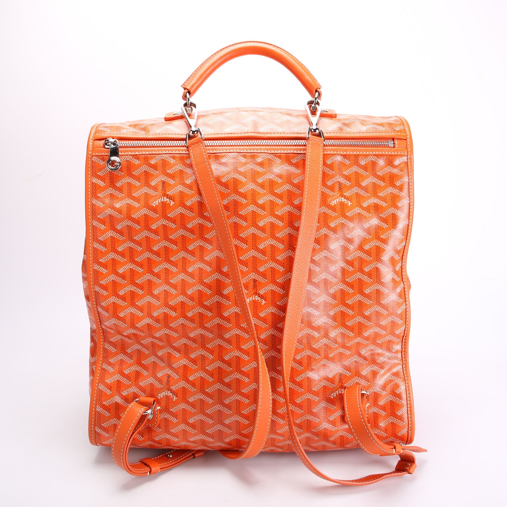 Saint Leger Soft Briefcase Backpack Orange