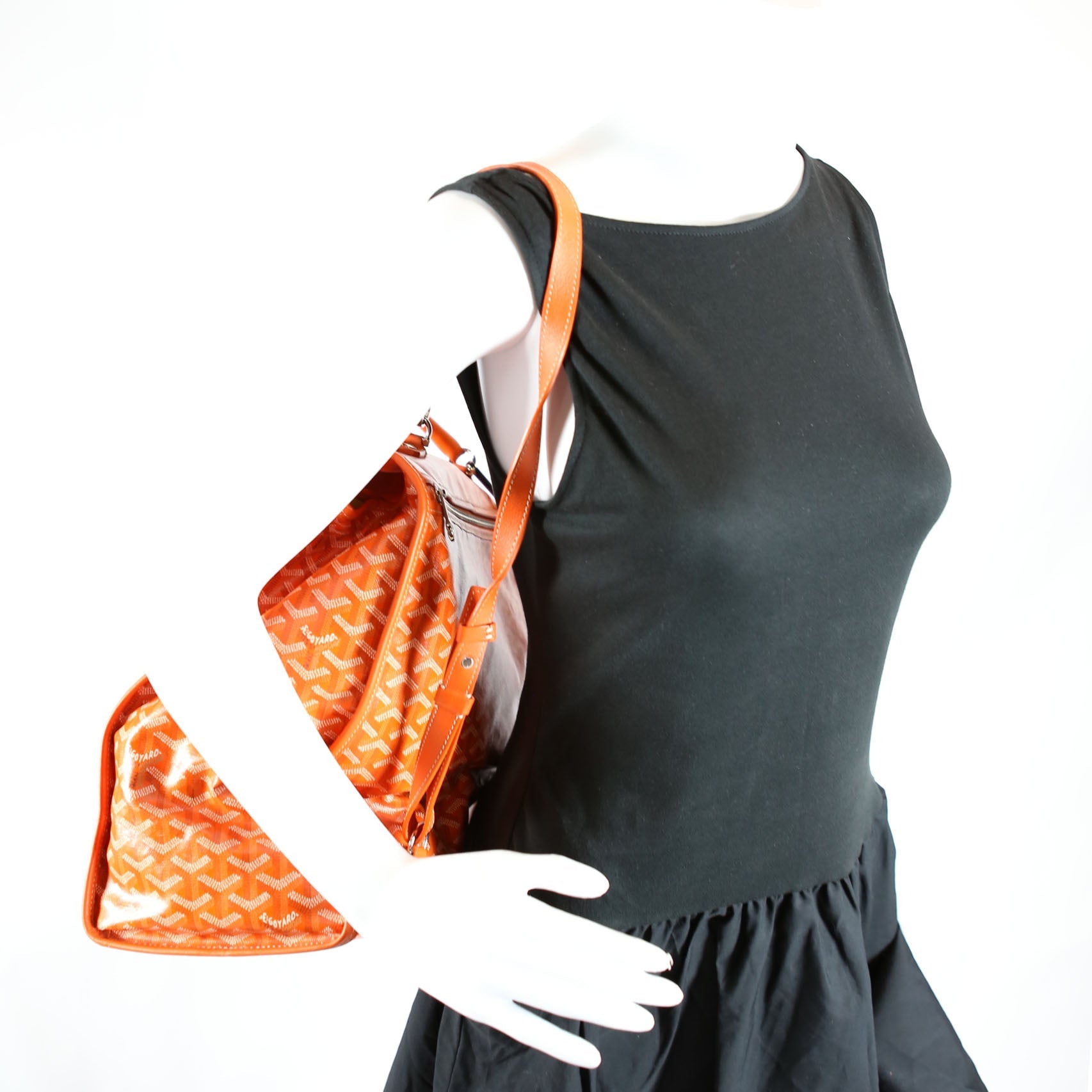 Saint Leger Soft Briefcase Backpack Orange