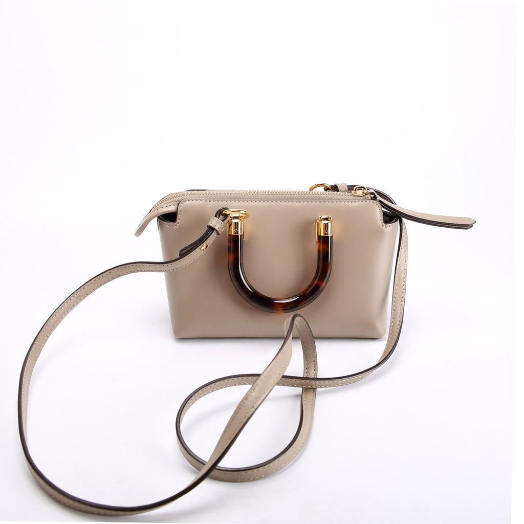 8BS067 Mini By The Way Boston Bag Taupe