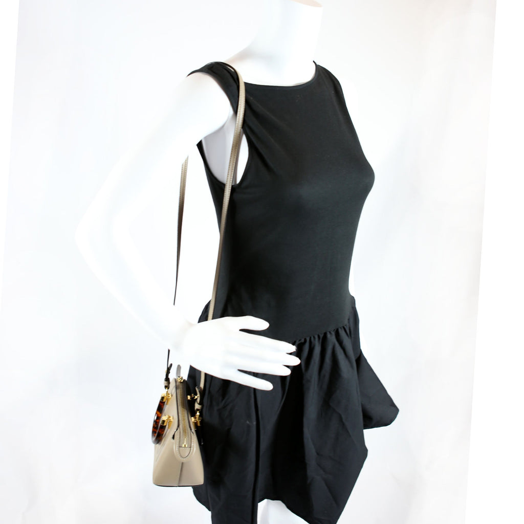 8BS067 Mini By The Way Boston Bag Taupe