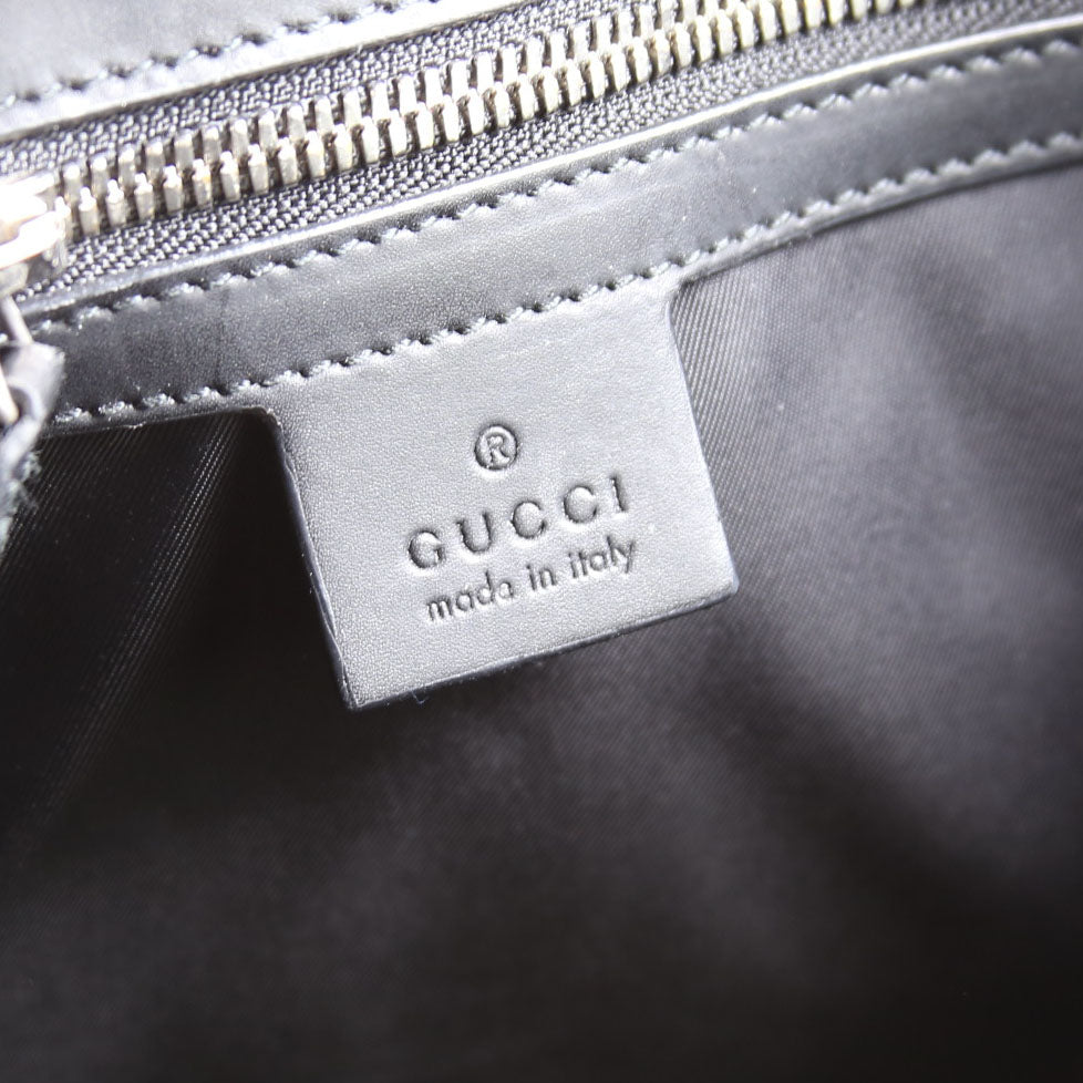 Gucci 456217 GG Supreme Web Vertical Tote Brown