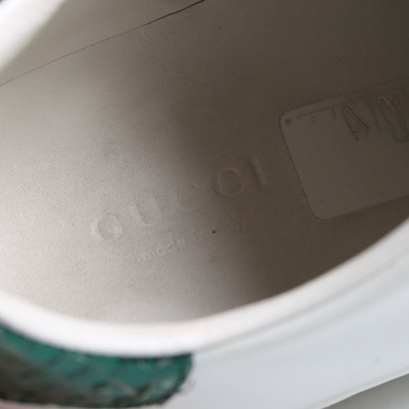 Gucci Ace Web Safety Pin Sneakers Size 37