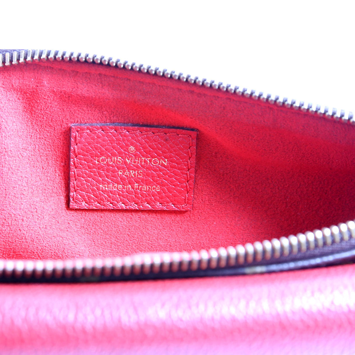 Pochette Twice Monogram Brown/Red