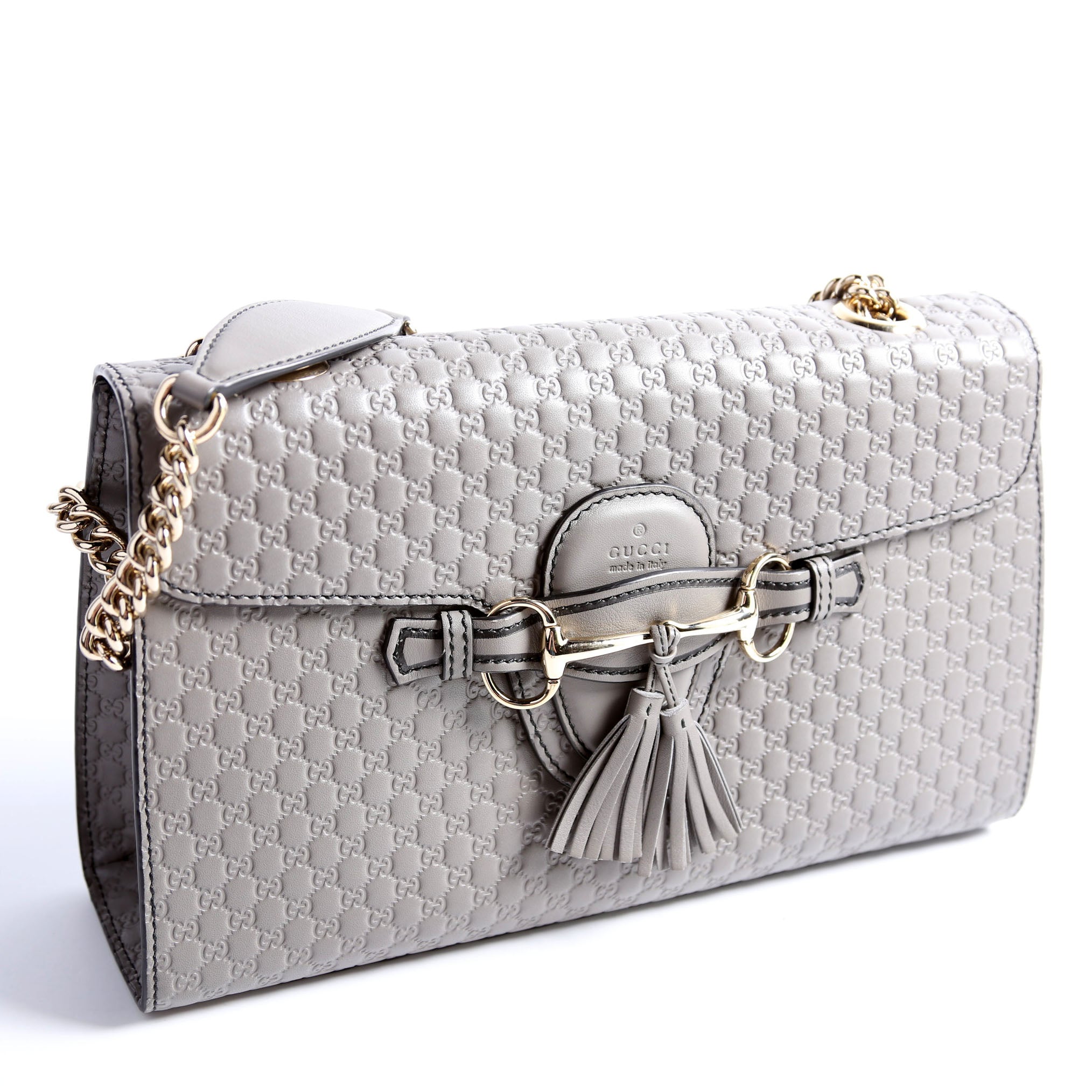 449635 Emily Micro Medium Chain Grey