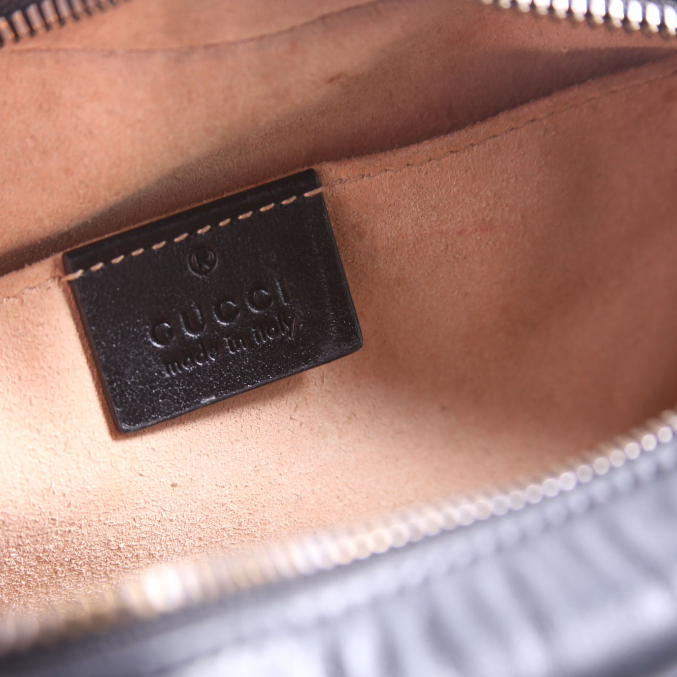 Gucci 447632 Marmont Small Leather Camera Black