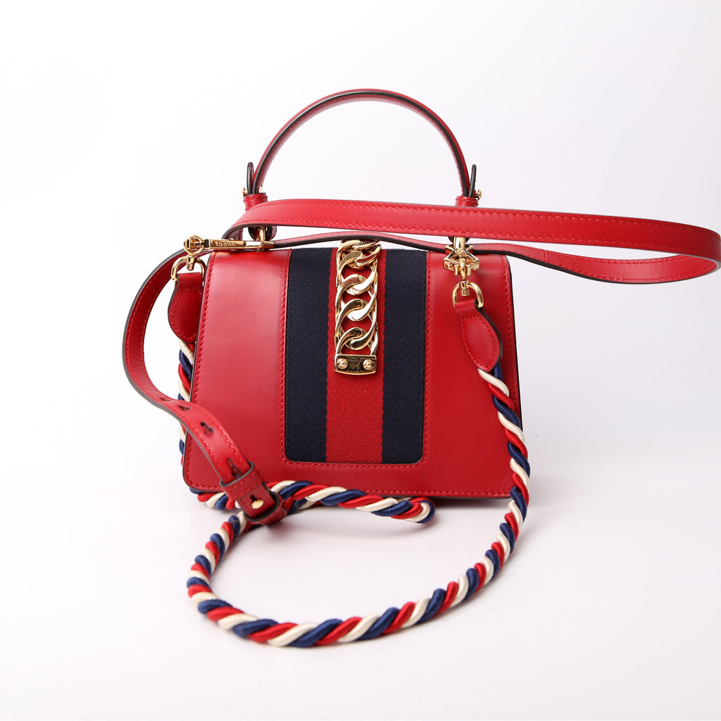 470270 Sylvie Mini Bag Red