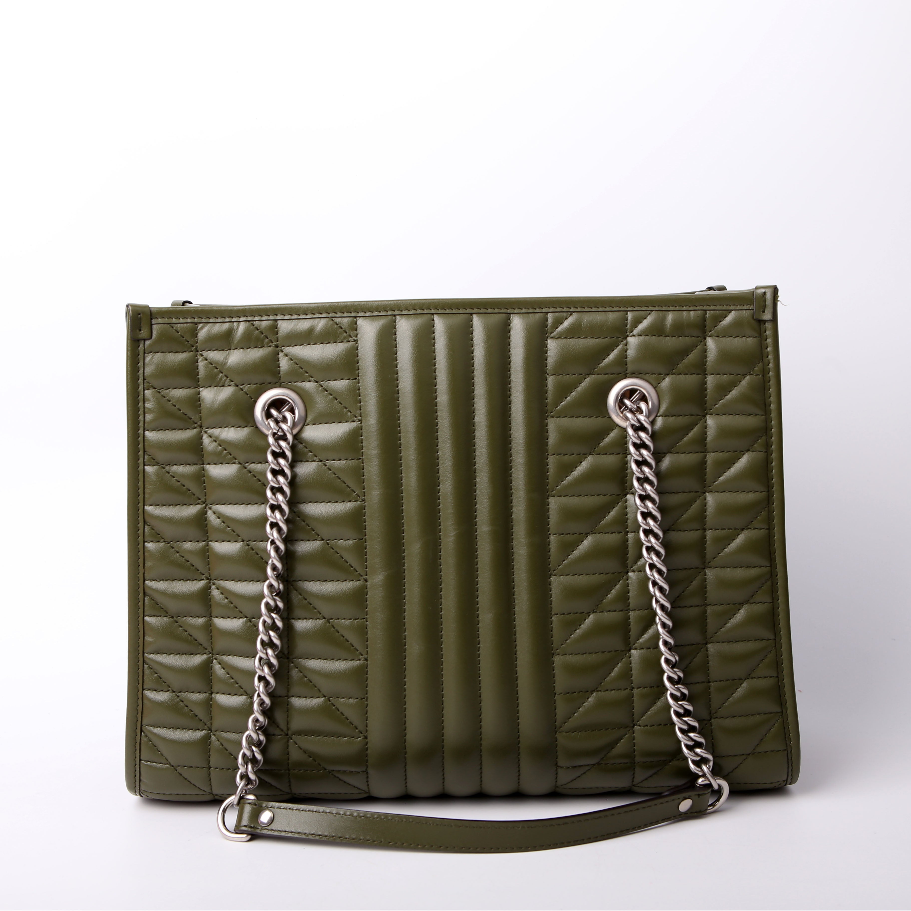 675796 Marmont Aria Chain Medium Tote Green