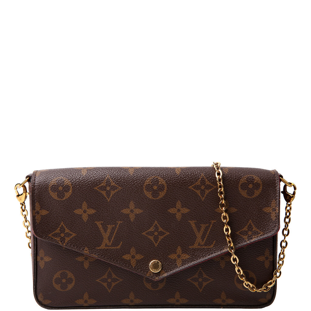 Pochette Felicie Monogram Berry