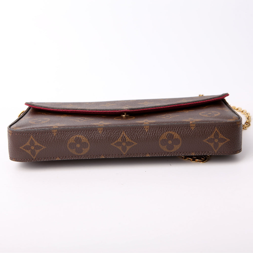 Pochette Felicie Monogram Berry
