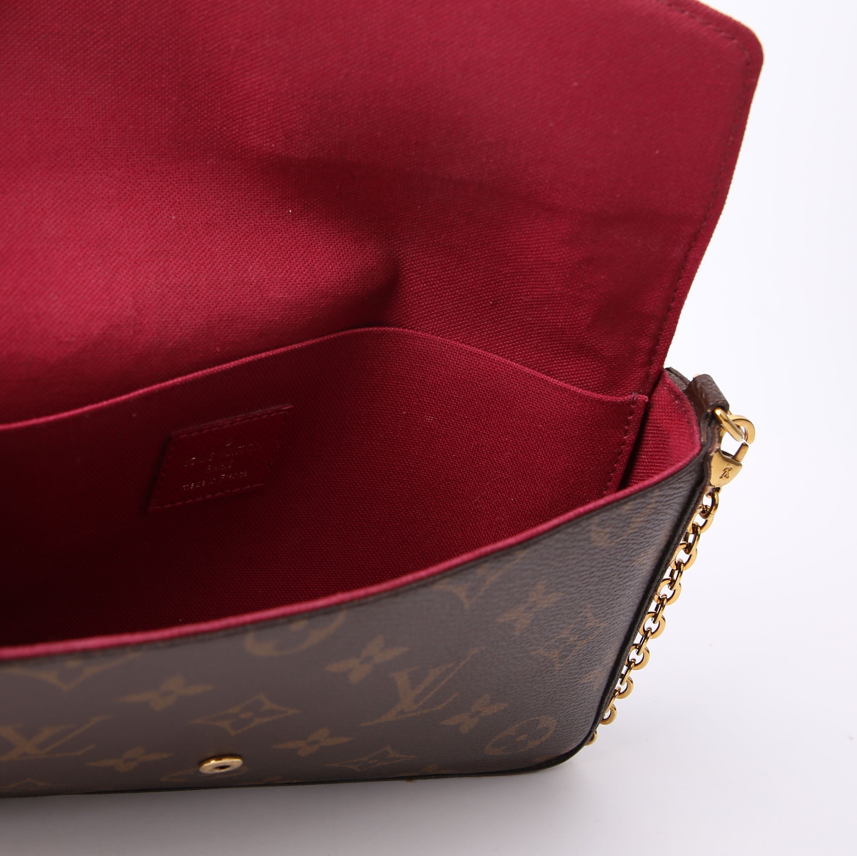 Pochette Felicie Monogram Berry