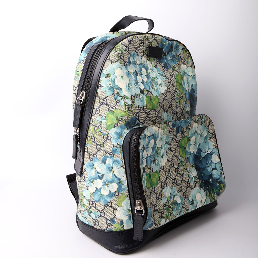Gucci 546324 Blooms Backpack Medium Navy