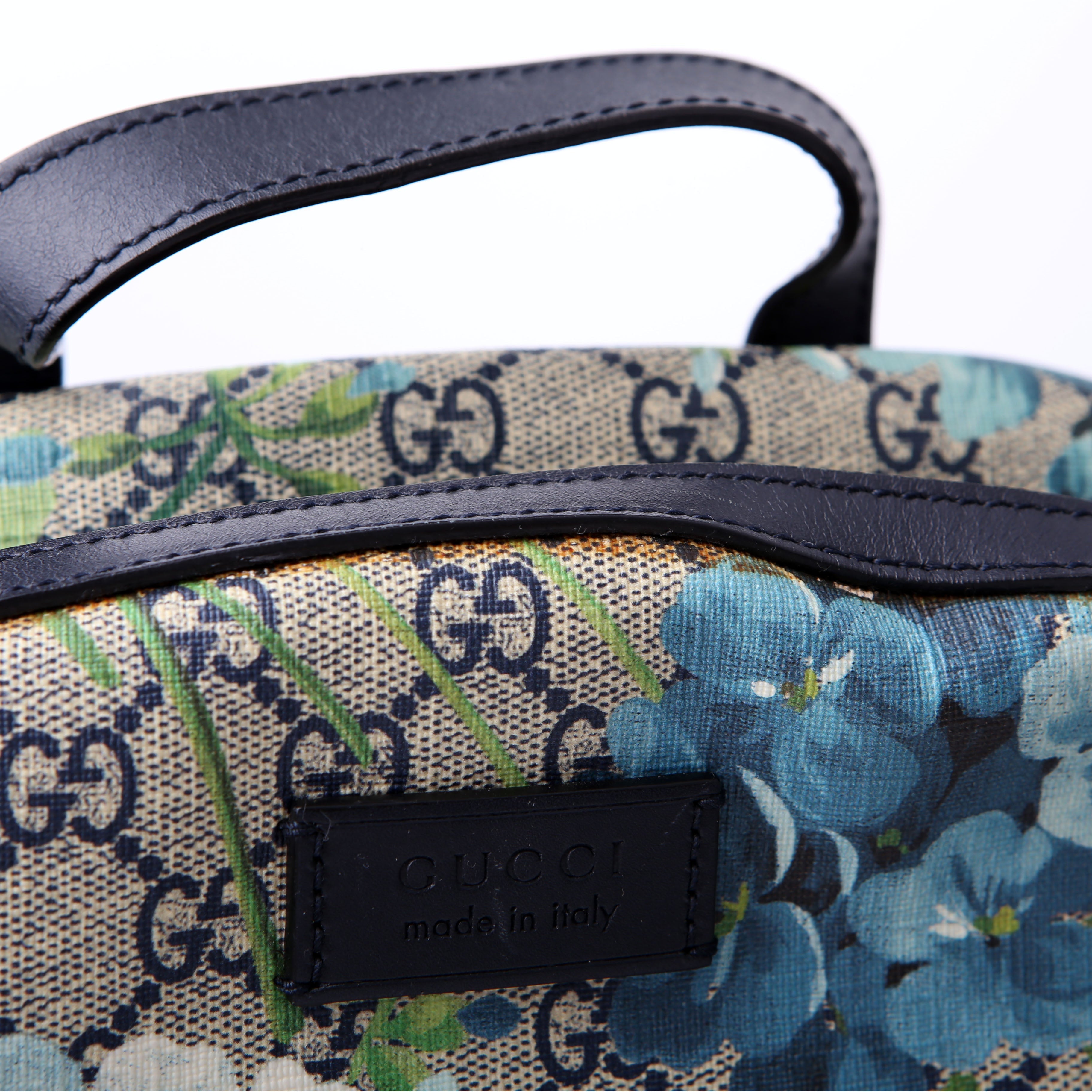 Gucci 546324 Blooms Backpack Medium Navy
