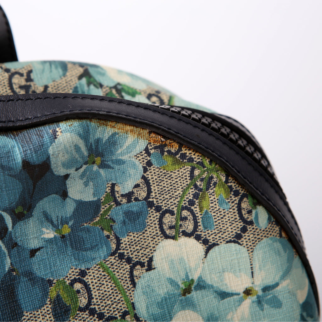 Gucci 546324 Blooms Backpack Medium Navy