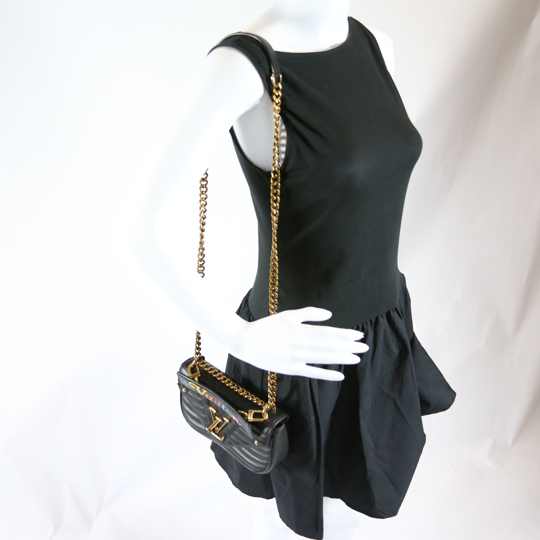 New Wave Chain PM Black/Gold