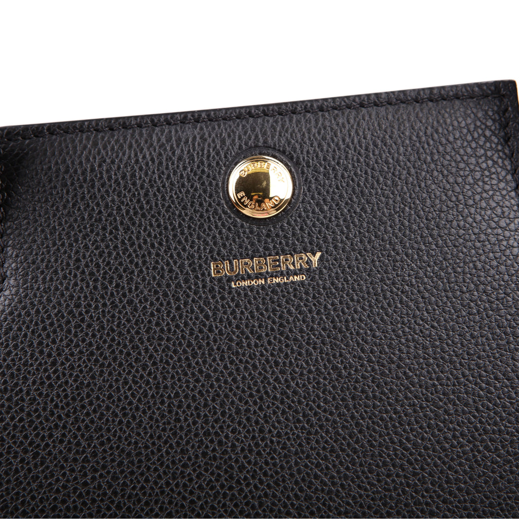 Title Bag Small Grain Leather Black