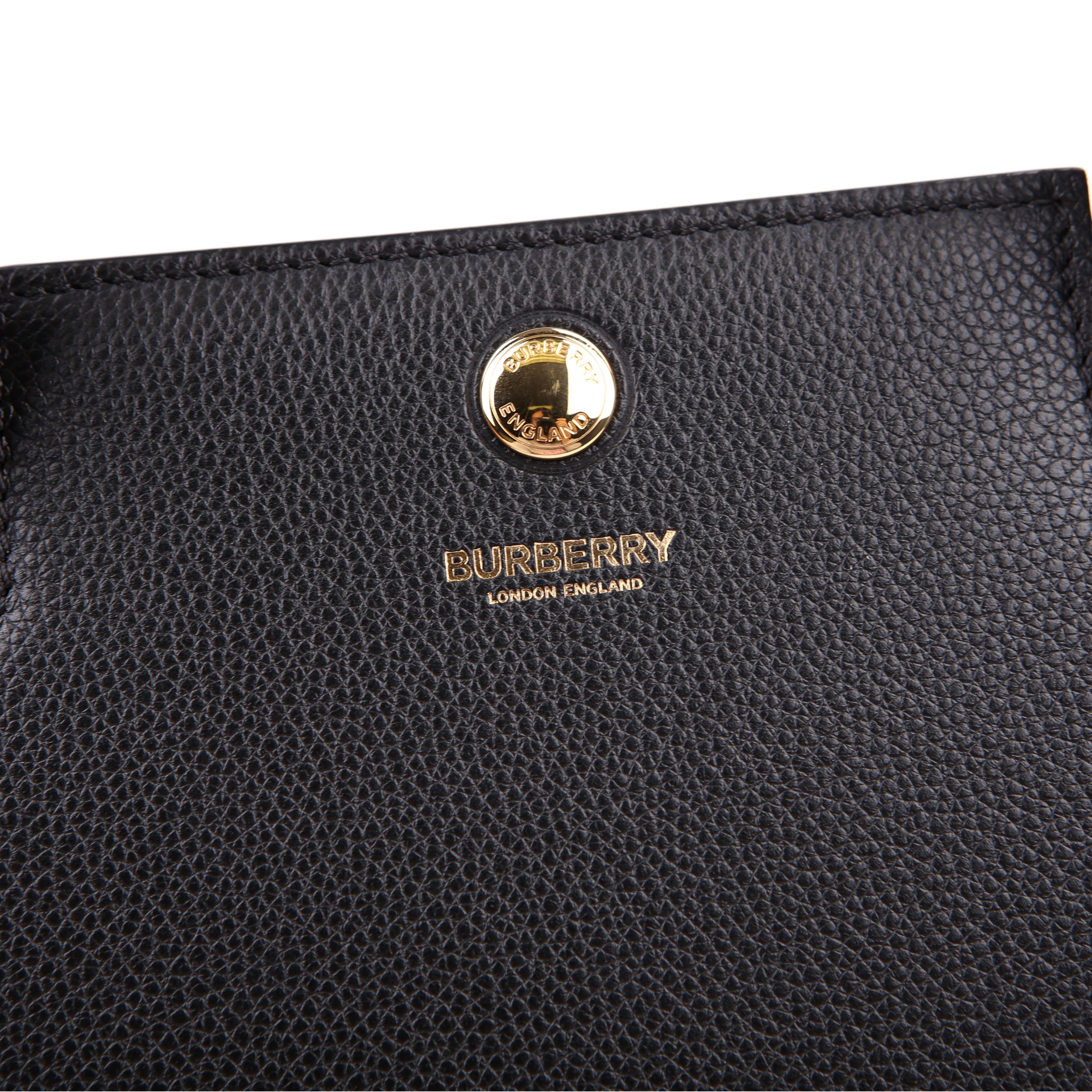 Title Bag Small Grain Leather Black
