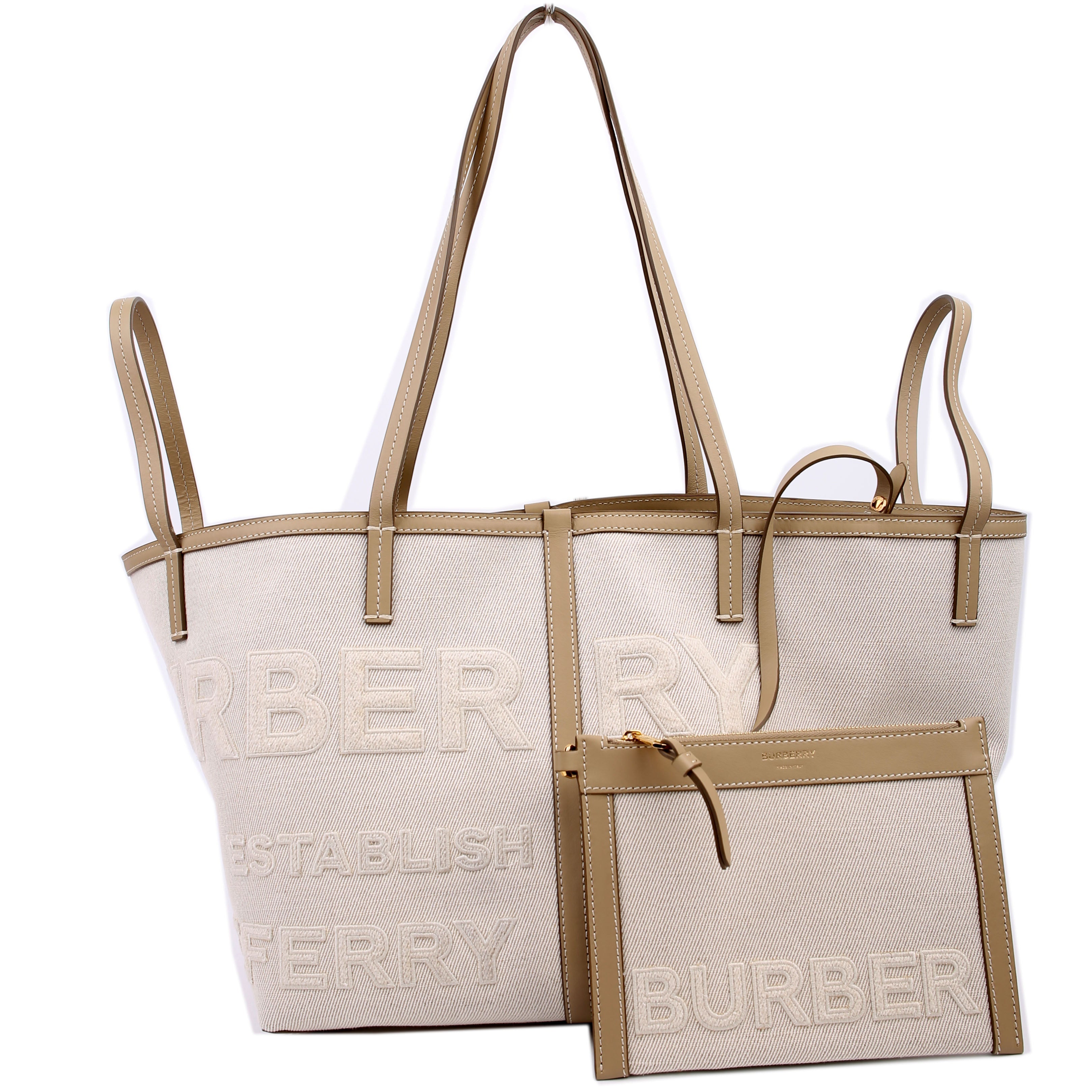 Horseferry Tote Cotton/Canvas Beige