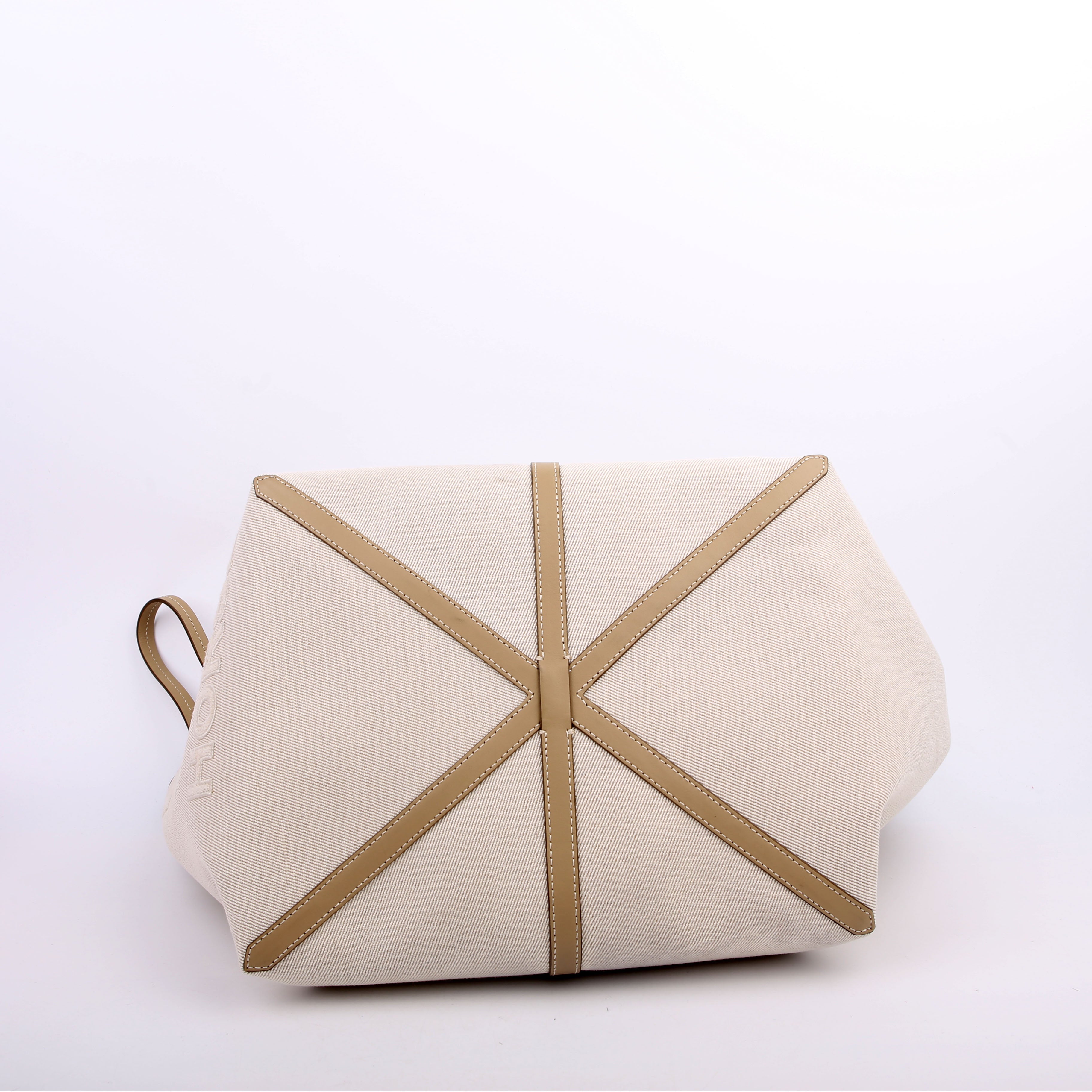 Horseferry Tote Cotton/Canvas Beige