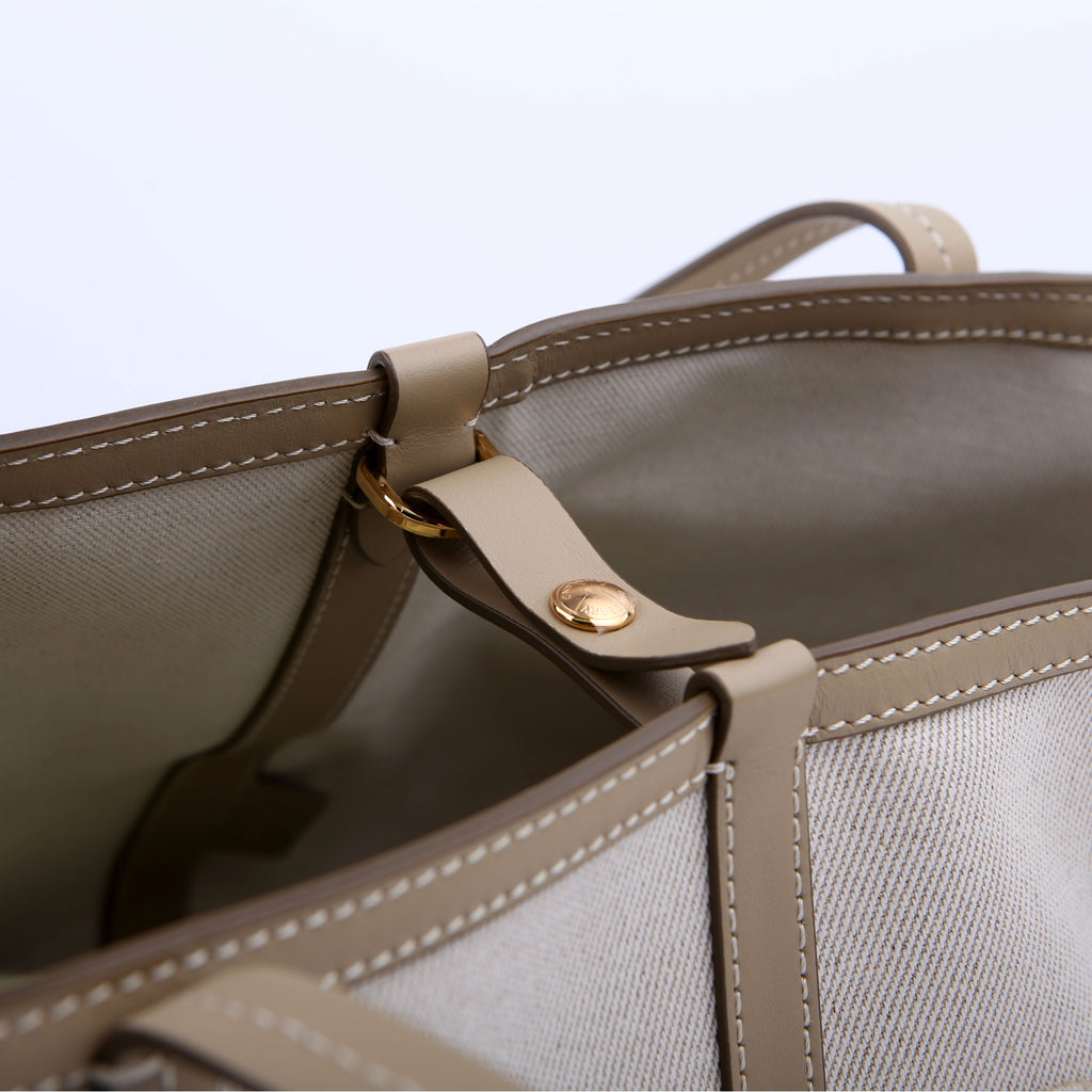 Horseferry Tote Cotton/Canvas Beige