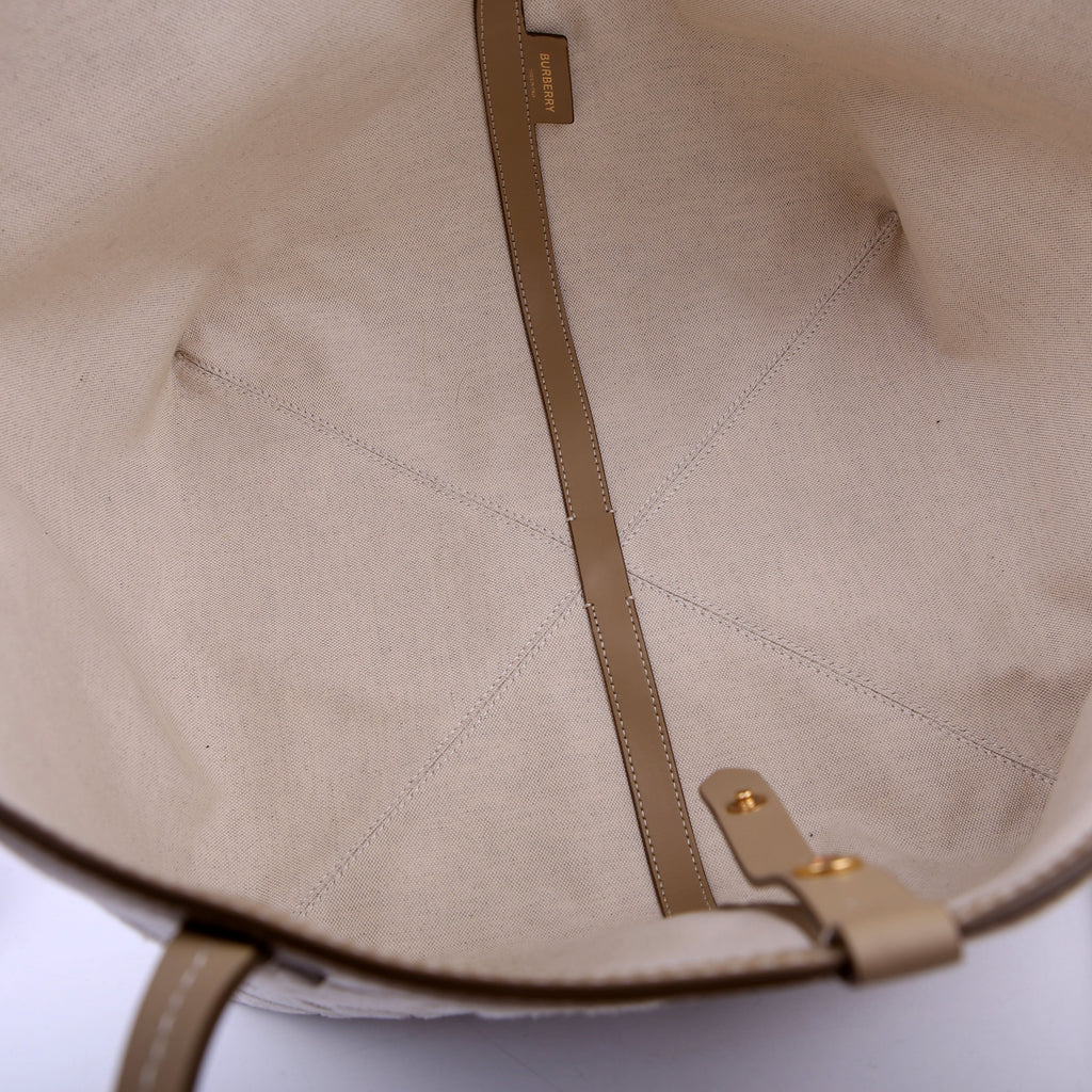 Horseferry Tote Cotton/Canvas Beige